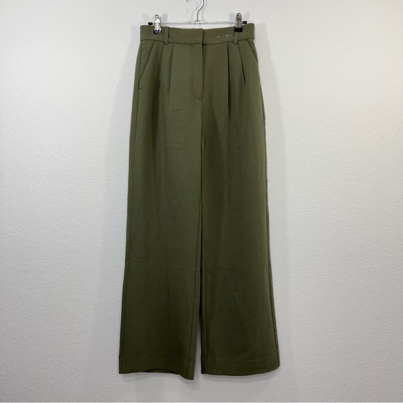 Abercrombie & Fitch Sloane Tailored Wide Leg Pant size 2/26 R - Picture 2 of 11